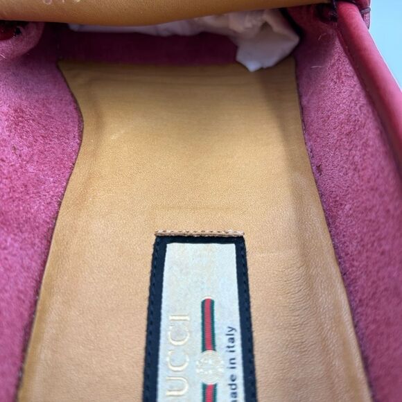 Men’s Gucci, leather, web horse bit loafers size 13 made in Italy - Picture 8 of 10